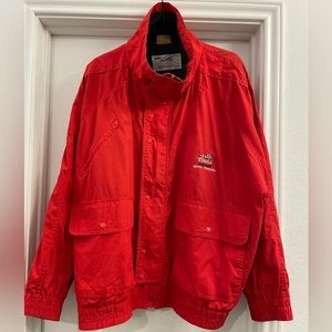 Coors Bill Elliot Signature Collection Jacket Vintage Size Large Ford Racing